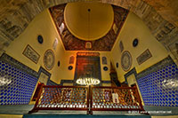 The Interior of Bursa Green Mosque, Bursa, Turkey